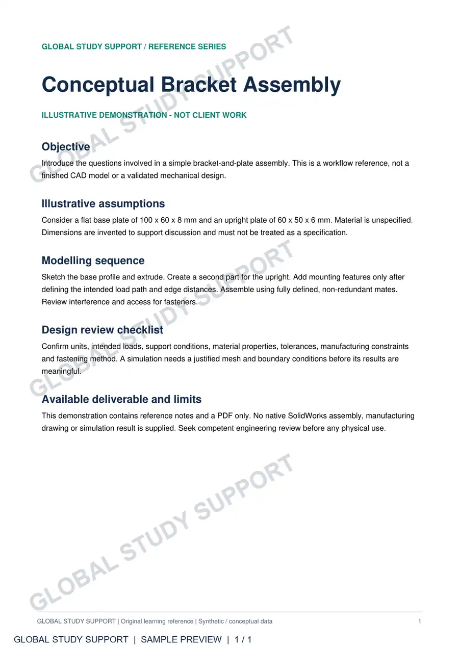 CAD Assembly Design - preview page 1 of 1